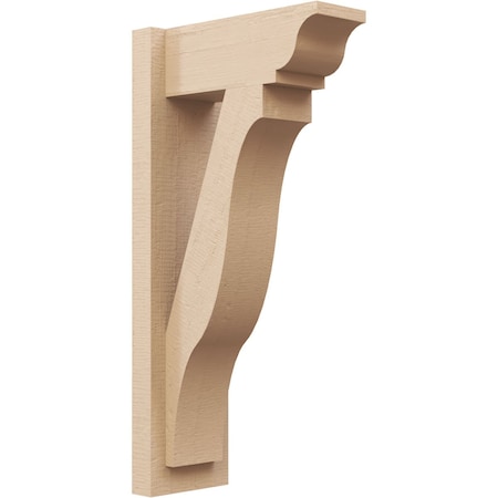 Ekena Millwork 5 1/2-in W x 12-in D x 24-in H Funston Trad Rough Cedar Woodgrain TimberThane Outlooker, Primed Tan OUTUR055X12X24FST04RCPR